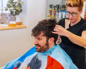 Service at the salon